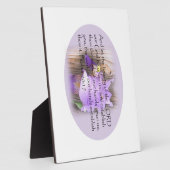 詩篇90:17 KJV聖書の聖句 フォトプラーク (側面)