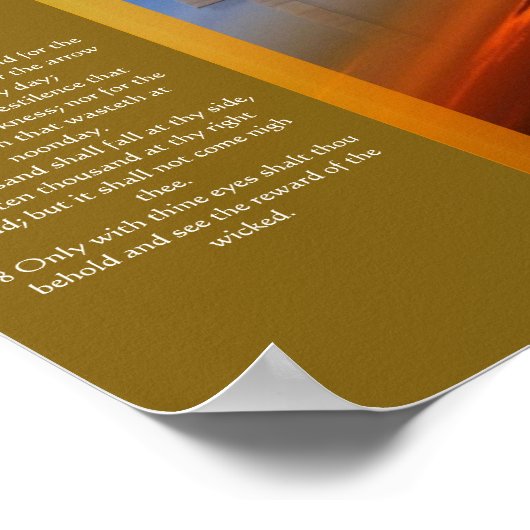 詩篇91ポスター1 ポスター (角)