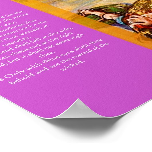 詩篇91ポスター8 ポスター (角)