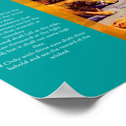 詩篇91ポスター9 ポスター (角)