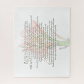 詩篇91ユリの花私の神は私が信頼している ジグソーパズル (縦)