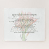 詩篇91ユリの花私の神は私が信頼している ジグソーパズル (横)