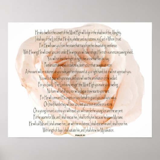 詩篇91主は私の皈依である ポスター (正面)