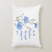 詩篇91彼は与え天使を使う感動的 アクセントクッション (正面(垂直))