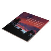 詩篇91秘密の場所に住む人々 タイル (側面)