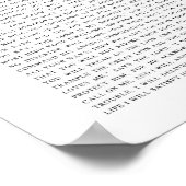 詩篇91章 NKJV 聖書箇所 ポスター (角)