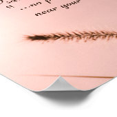 詩篇91 あなたの住まいには災いが近づくことはない ポスター (角)