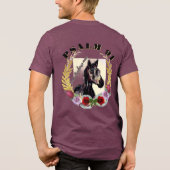 詩篇91 ベイビーレースホース 牝馬 トライブレンドTシャツ (裏面)