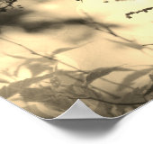 詩篇91、木の上に鳥のクリスチャンのポスター ポスター (角)