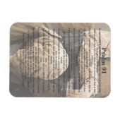 詩篇91、神の保護、兵士 マグネット (横)