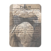 詩篇91、神の保護、兵士 マグネット (縦)