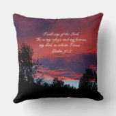 詩篇91 秘密の場所に住む者たちは クッション (裏面)