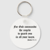 詩篇91:11 キーホルダー (正面)