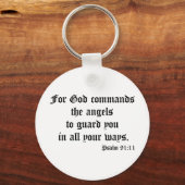 詩篇91:11 キーホルダー (正面)