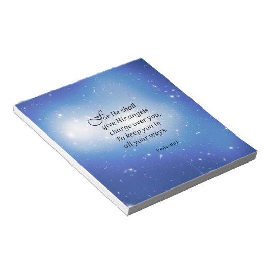 詩篇91:11 ノートパッド (アングル)