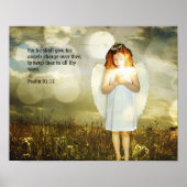 詩篇91:11 ポスター (正面)