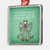 詩篇91:11 メタルオーナメント (左)