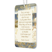 詩篇91:14-15主は私が聖書を救うと言われる カーエアーフレッシュナー (左)