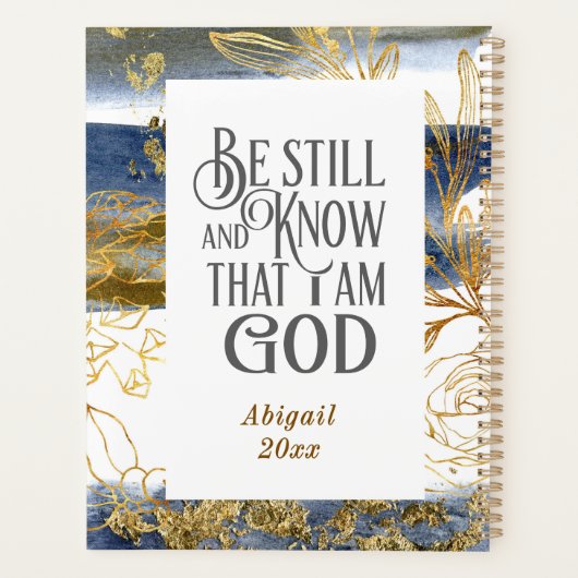 詩篇91:14-15主は私が聖書を救うと言われる プランナー手帳 (裏面)