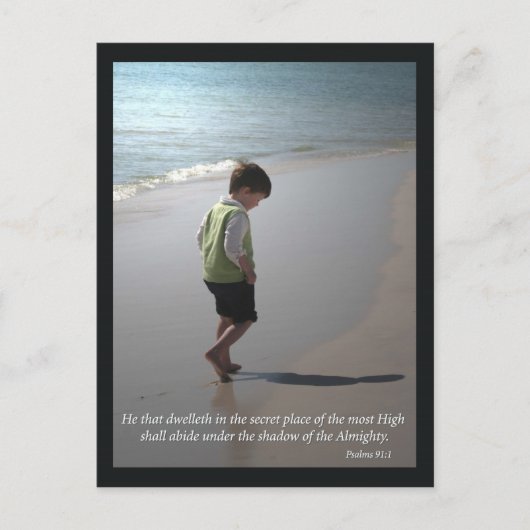 詩篇91:1 ポストカード (正面)