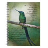 詩篇91:1-4 感動的 ノートブック (正面)