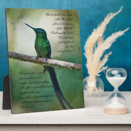 詩篇91:1-4 感動的 フォトプラーク