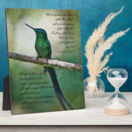 詩篇91:1-4 感動的 フォトプラーク