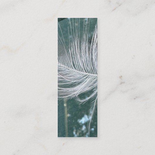 詩篇91:4ウィングス神の保護バイブル聖なる書物、 経典 スキニー名刺 (裏面)