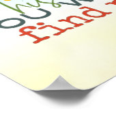 詩篇91:4彼の翼の下に皈依する ポスター (角)