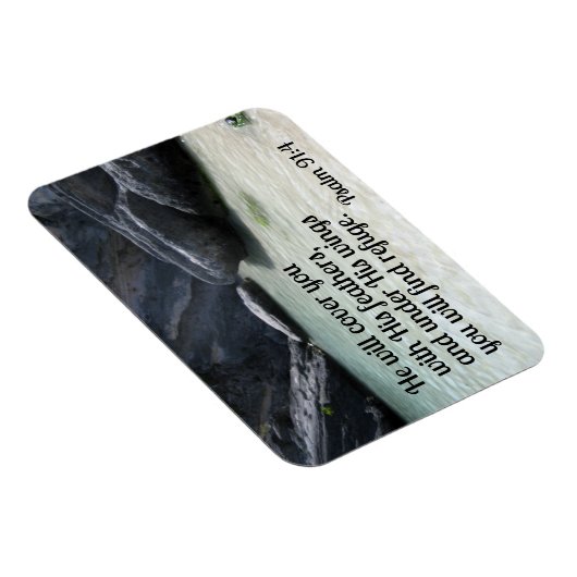 詩篇91:4彼は彼の羽であなたを覆う マグネット (右側)