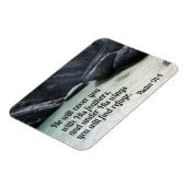 詩篇91:4彼は彼の羽であなたを覆う マグネット (左側)