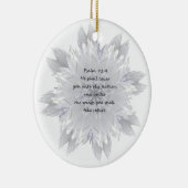 詩篇91:4翼の神の保護 セラミックオーナメント (右)