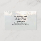 詩篇91:4 彼はあなたをその翼で覆う 名刺 (裏面)