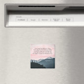 詩篇91:9-11あなたもしは主を皈依させる マグネット (インサイチュ (食洗機))