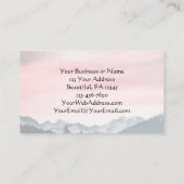 詩篇91:9-11あなたもしは主を皈依させる 名刺 (裏面)