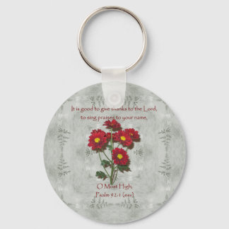 詩篇92与え時1感謝してい～主へ キーホルダー