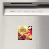 詩篇92:4主よ、あなたがたのために私を喜ばせた マグネット (インサイチュ (食洗機))