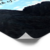 詩篇95:1よ来り、主に歌おう ポスター (角)