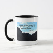 詩篇95:1よ来り、主に歌おう マグカップ (左)