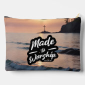 詩篇95:1礼拝のために作られる アクセサリーポーチ (裏面)