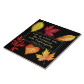 詩篇95:2感謝祭とともに彼の前に タイル (側面)