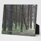 詩篇96:12 感動的 フォトプラーク (側面)