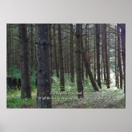 詩篇96:12 感動的 ポスター