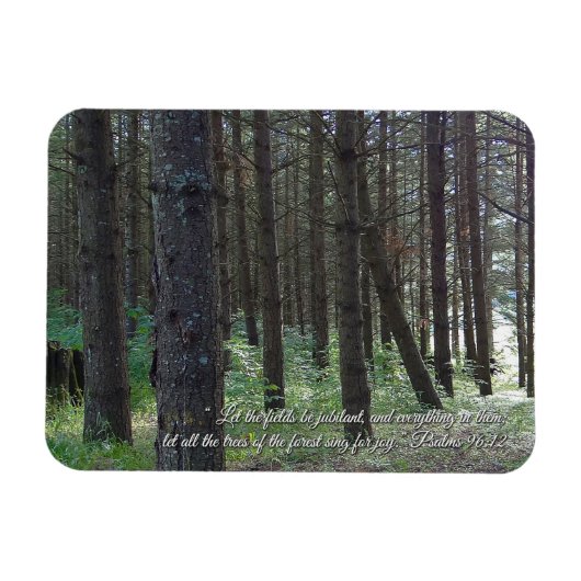 詩篇96:12 感動的 マグネット (横)