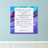 詩篇97:10-12 キャンバスプリント (インサイチュ (ウッドフロア))