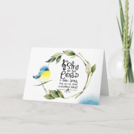 詩篇98:1新しい歌の聖句を主に歌う カード