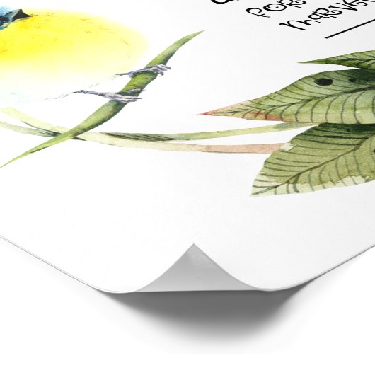 詩篇98:1新しい歌の聖句を主に歌う ポスター (角)