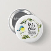 詩篇98:1新しい歌の聖句を主に歌う 缶バッジ (正面&裏面)