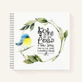 詩篇98:1 主に新しい歌を歌え 聖書の箇所 ノートブック