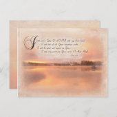 詩篇9:1-2 – わたしは主を私と共に賛美する ポストカード (正面/裏面)